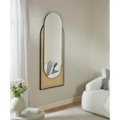 Best Espejo De Pared Ovalado Con Tejido Vienes Esma Espejos De Pared