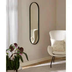 Sale Espejo De Pared Ovalado De Aluminio Norm Espejos De Pared