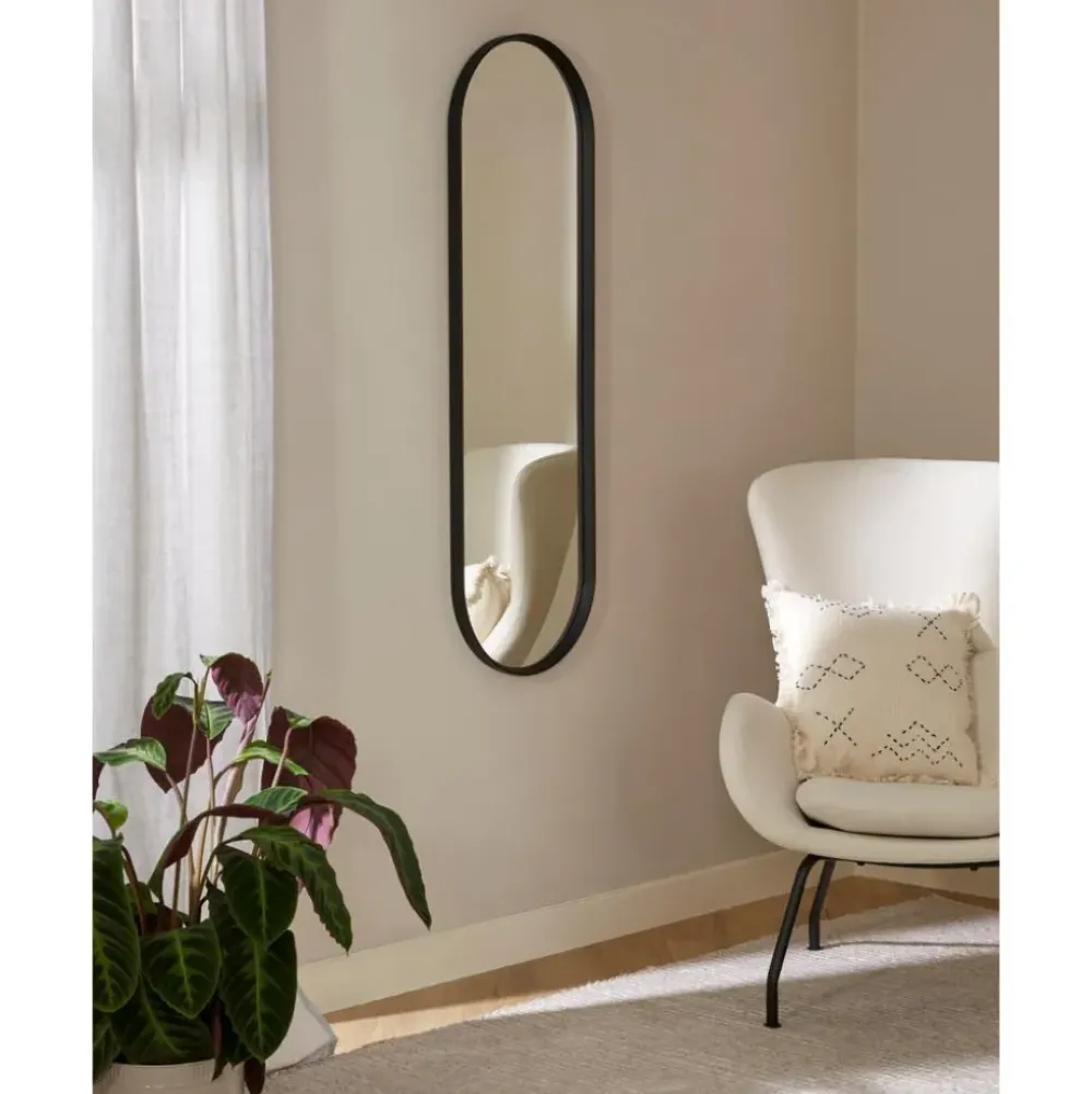 Sale Espejo De Pared Ovalado De Aluminio Norm Espejos De Pared