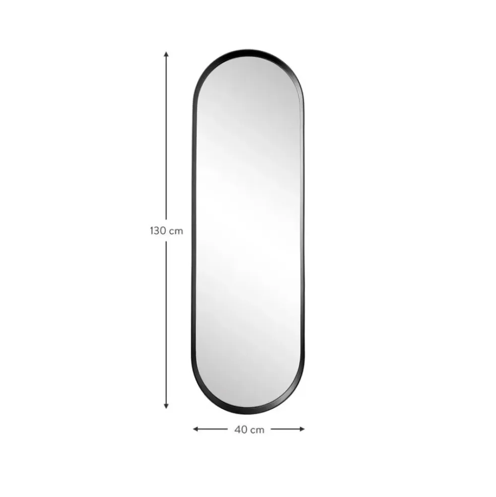 Sale Espejo De Pared Ovalado De Aluminio Norm Espejos De Pared