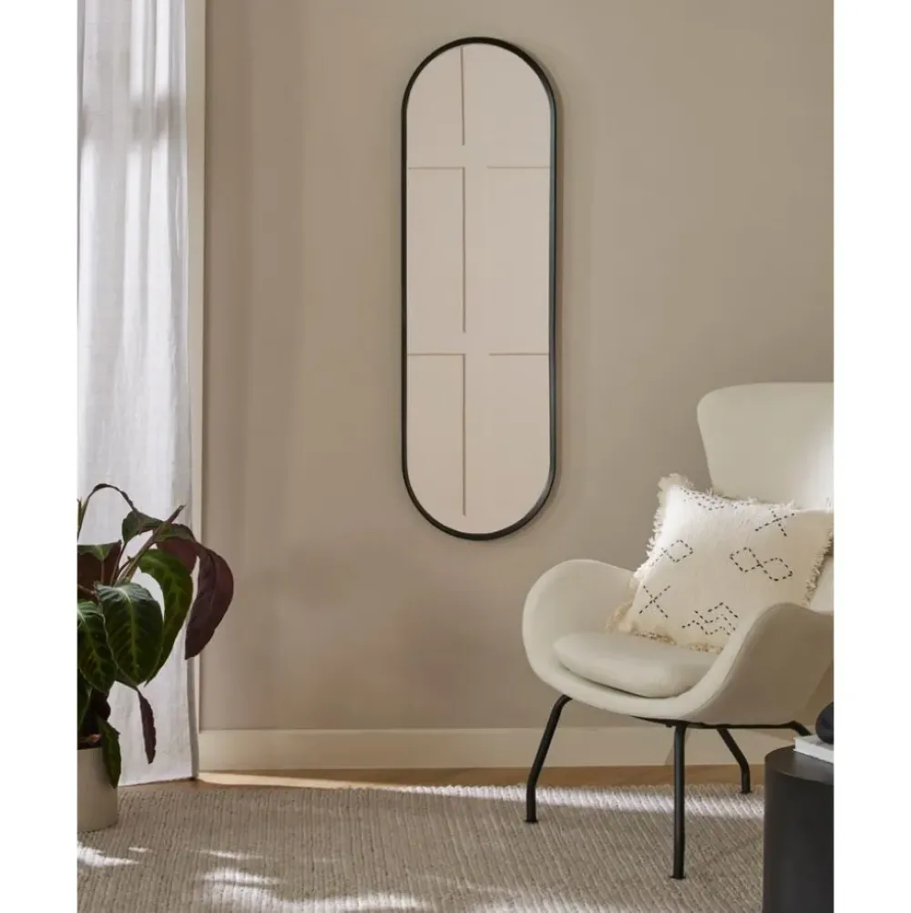 Sale Espejo De Pared Ovalado De Aluminio Norm Espejos De Pared