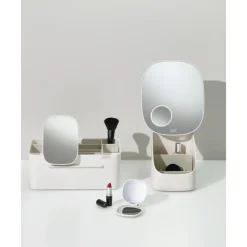 Sale Espejo Tocador Con Estante Viva Espejos De Maquillaje