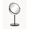 Outlet Espejo Tocador Redondo De Metal Classic, Con Aumento Espejos De Maquillaje