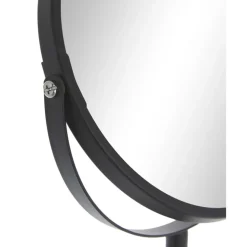 Outlet Espejo Tocador Redondo De Metal Classic, Con Aumento Espejos De Maquillaje