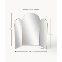 Discount Espejo Triple Maple Espejos De Pared