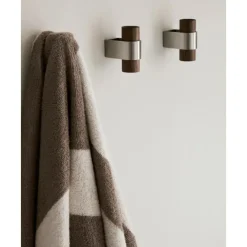 New Ganchos De Pared De Madera De Nogal Dowel Percheros