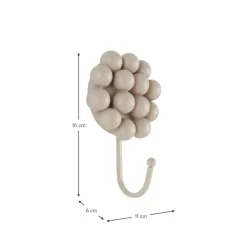 Clearance Ganchos De Pared De Porcelana Benevento, 2 Uds. Percheros