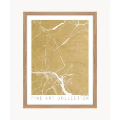 Clearance Impresion Digital Enmarcada Gold Marble Cuadros Y Laminas Decorativas