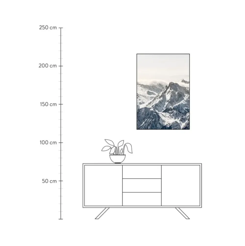 Discount Impresion Digital Enmarcada White Mountain Cuadros Y Laminas Decorativas