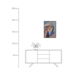 Sale Impresion Digital Enmarcada Lady Cuadros Y Laminas Decorativas