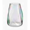 Sale Jarron Artesanal De Vidrio Iridiscente Rainbow Jarrones