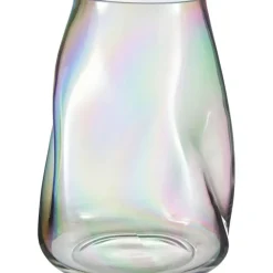 Sale Jarron Artesanal De Vidrio Iridiscente Rainbow Jarrones