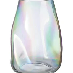 Sale Jarron Artesanal De Vidrio Iridiscente Rainbow Jarrones
