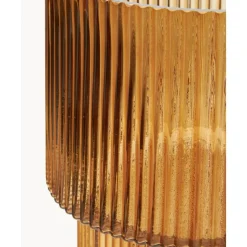 Clearance Jarron De Vidrio Acanalado Lija Jarrones
