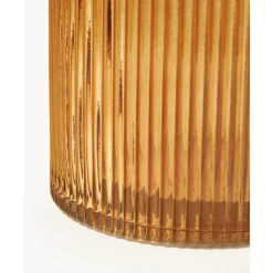 Clearance Jarron De Vidrio Acanalado Lija Jarrones