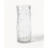 Outlet Jarron De Vidrio Con Relieves Elli Jarrones