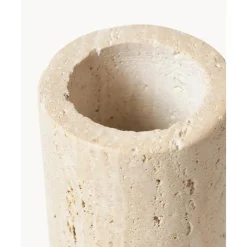 Best Jarron Decorativo De Travertino Cleighton Jarrones