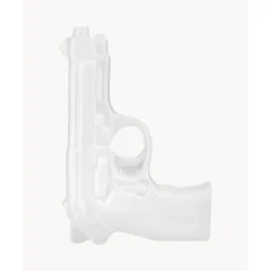 Outlet Jarron Pequeno De Porcelana De Diseno Gun Jarrones