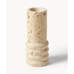 Best Jarron Pequeno Decorativo De Travertino Cleighton Jarrones