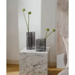 New Jarron Soplado Artesanalmente Con Relieve De Diseno Dawn Jarrones
