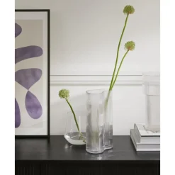 New Jarron Soplado Artesanalmente Con Relieve De Diseno Dawn Jarrones