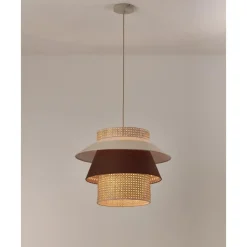 Clearance Lampara De Techo Grande Con Tejido Vienes Klea Lamparas De Techo