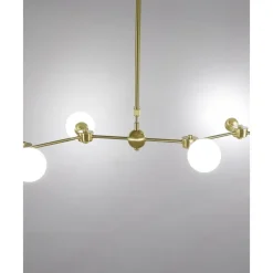 Outlet Lampara De Techo Grande De Vidrio Opalino Aurelia Lamparas De Techo