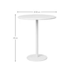 Sale Mesa Auxiliar Redonda De Exterior Stay Muebles De Jardin