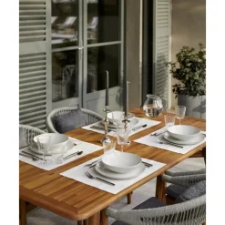 New Mesa De Comedor Para Exterior De Madera De Acacia Malmo Muebles De Jardin
