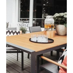 Discount Mesa De Comedor Para Exterior Kubik, 198 X 100 Cm Muebles De Jardin