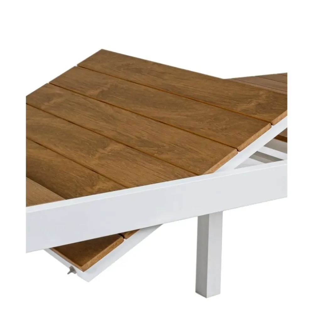 Outlet Mesa De Exterior Extensible Elias, 140-200 X 90 Cm Muebles De Jardin