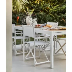 Outlet Mesa De Exterior Extensible Elias, 140-200 X 90 Cm Muebles De Jardin