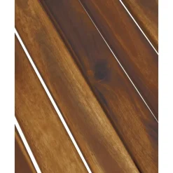 Outlet Mesa Para Exterior De Madera De Acacia Bo, 100 X 60 Cm Muebles De Jardin
