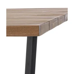 New Mesa Para Exterior De Madera De Acacia Helsinki, 130 X 75 Cm Muebles De Jardin
