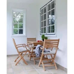 Hot Mesa Plegable De Madera De Teca Para Exterior York Muebles De Jardin
