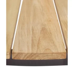 Sale Mesa Redonda Para Exterior De Madera De Teca Hard & Ellen, Tamanos Diferentes Muebles De Jardin