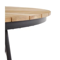 Sale Mesa Redonda Para Exterior De Madera De Teca Hard & Ellen, Tamanos Diferentes Muebles De Jardin
