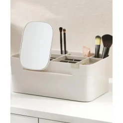 Outlet Organizador De Cosmeticos Con Cierre Magnetico Y Espejo Viva Joyeros