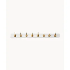 Online Perchero De Pared De Madera Edgy, 8 Ganchos Percheros