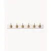 Best Perchero De Pared De Madera Edgy, 6 Ganchos Percheros