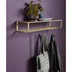 Clearance Perchero De Pared De Metal Shelf Percheros