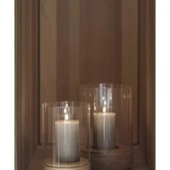 Fashion Portavelas De Vidrio Lanto, 23 Cm Farolillos