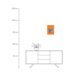 Fashion Poster Orange Landscape Posters