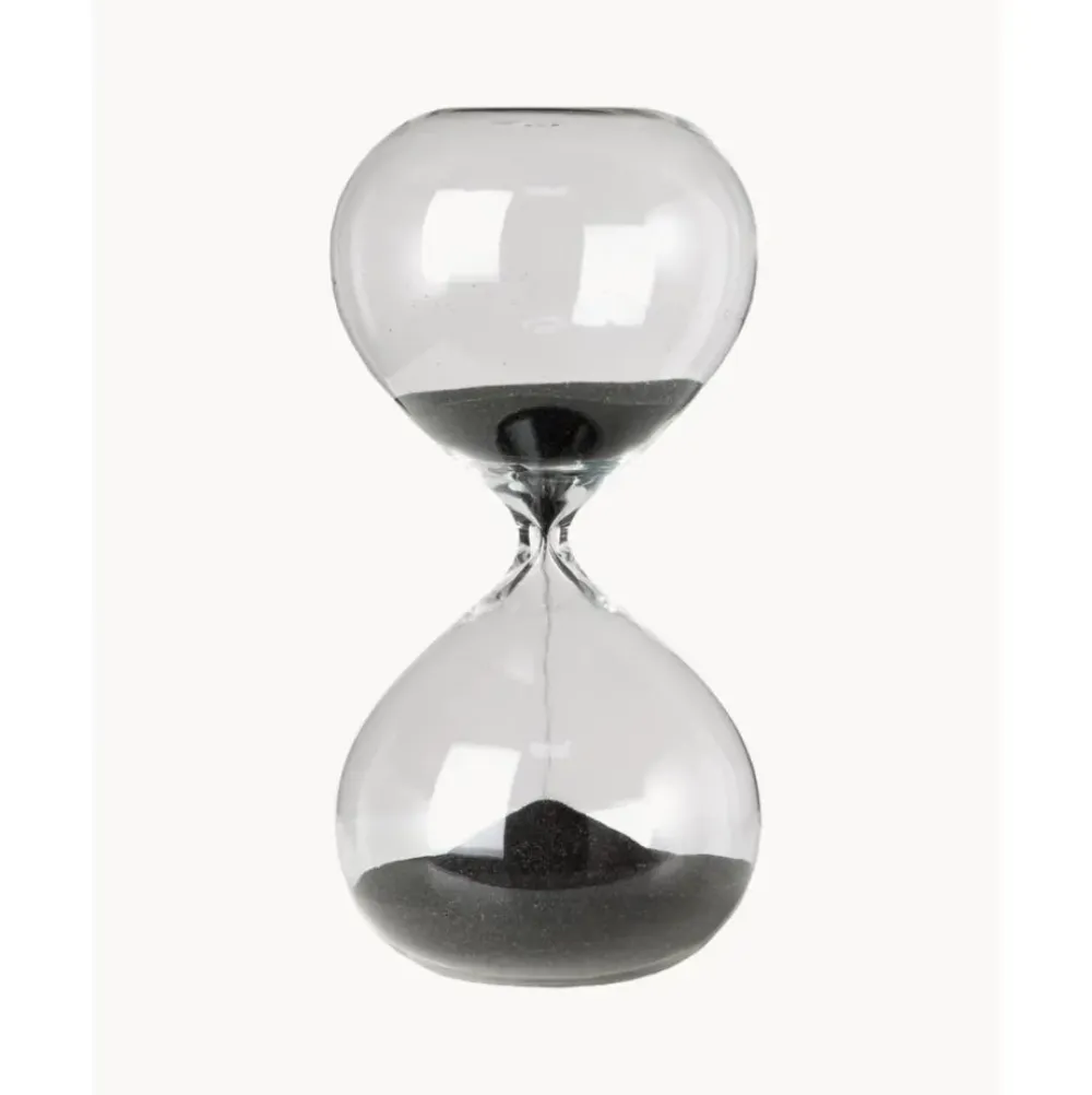 Outlet Reloj De Arena De Vidrio Ball, 30 Min. Figuras Decorativas
