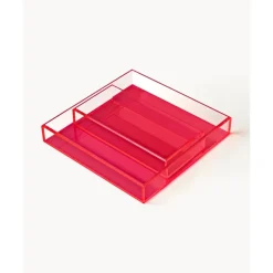 Hot Set De Bandejas Decorativas Yuki, 2 Pzas. Bandejas Decorativas