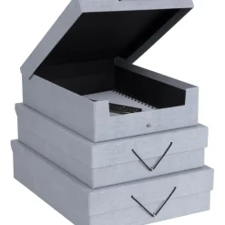 Discount Set De Cajas Bessie Ii, 3 Uds. Material De Oficina