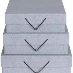 Discount Set De Cajas Bessie Ii, 3 Uds. Material De Oficina