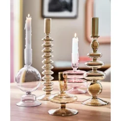 Best Set De Candelabros Con Forma Organica Clea, 3 Uds. Candelabros
