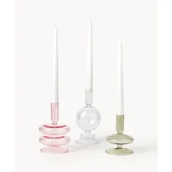 Best Set De Candelabros Con Forma Organica Clea, 3 Uds. Candelabros
