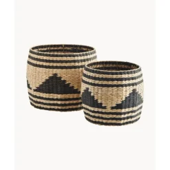 Best Set De Cestas De Jacinto De Agua Pyramid, 2 Uds. Cestas